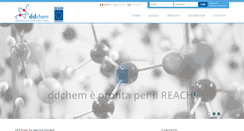 Desktop Screenshot of ddchem.it